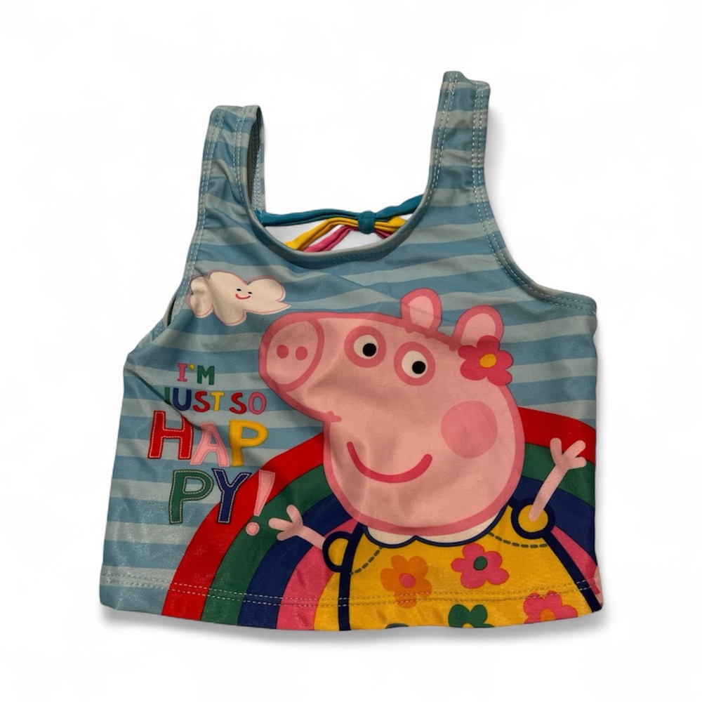 Peppa Pig Blue and Pink Tank Top